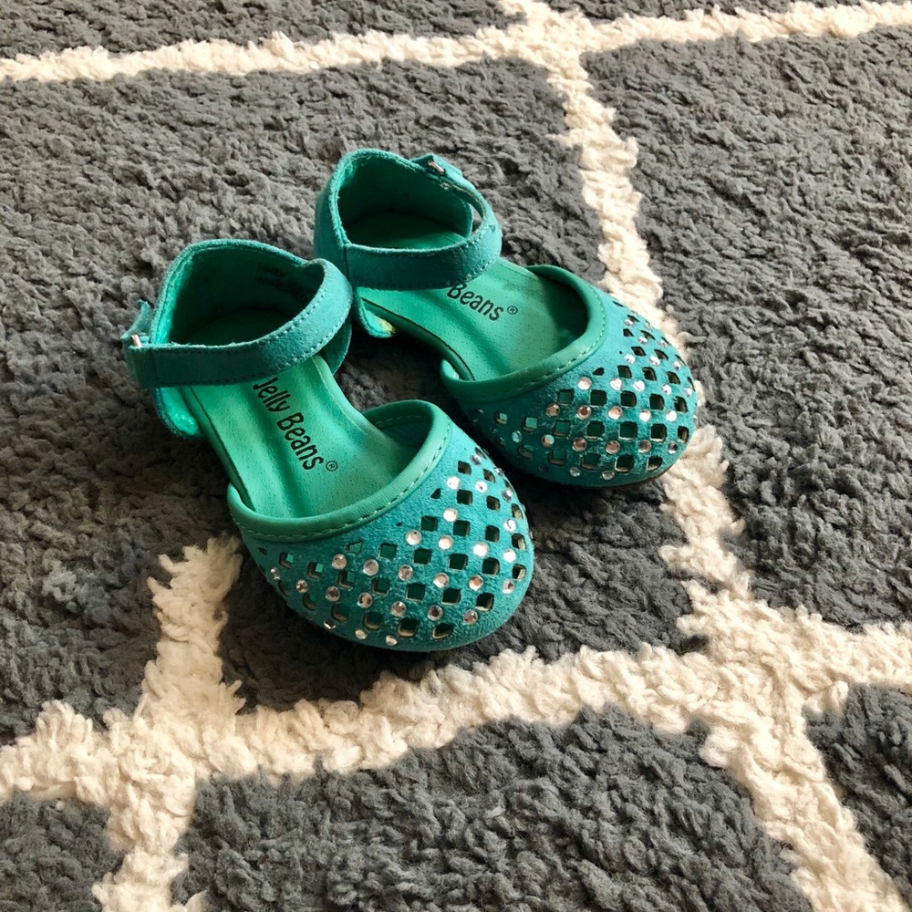 Mary Jane shoes with rhinestones